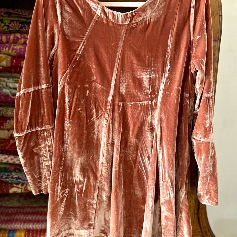 Free People Back to Business Velvet Top - Picture 4 of 7